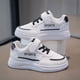 thumbnail image 4 of Zapatillas de deporte para niños, zapatillas de deporte para niñas, zapatillas blancas para estudiantes de primavera y otoño, zapatillas para correr para niñas con suela suave y a juego, 4 of 5