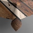 thumbnail image 5 of Square Tablecloth, Waterproof Polyester Table Cover, Wrinkle Resistant & Washable Fabric for Dining, Kitchen, Picnic, 60x60in(152x152cm), Wood Print, 5 of 6