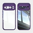 thumbnail image 2 of Compatible with Google Pixel 10 /10 Pro Phone Case,Built-in Lens Camera Protector,Transparent Back Design,Ultra Slim Shockproof Protection Anti-Scratch TPU Bumper Thin Fit Phone Case,Darkpurple, 2 of 6