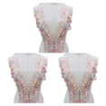 thumbnail image 4 of Bewildely Exquisito aplique de encaje para corpiño de boda DIY o accesorio para vestido de baile rosa champán A Type1 NO1, 4 of 6