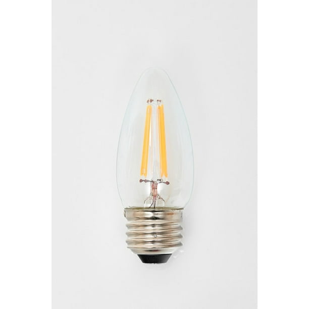 Lighting Science LED Filament Light Bulb, B11, Soft White, 40WE, E26