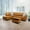 Ginger, variant on Ponliving Furniture 3-Pieces Living Room Sofa Set