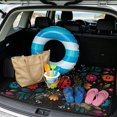 thumbnail image 2 of Yspwyqan Universal Car Trunk Mat 29" x 39", Floral Ladybug Machine Washable Cargo Liner, Lightweight Auto Interior Decor Accessory Fit for Most Sedans SUVs Wagons, 2 of 7