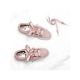 thumbnail image 4 of Women's Extra Wide Shoestrings Flat Satin Ribbon Shoelaces for Sneakers 2 Pairs Pale Pinkish Gray 110cm/43.3", 4 of 4