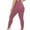 Pink, variant on Enjoytime Pants for Women Solid Color Elastic High Waist Stretchy Leggings Casual Running Yoga Workout Plus Size Womens Pants Black XXXXXL
