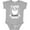 AC-Heather Grey, variant on I Love My Bearded Daddy for Fathers Day Boys or Girls Baby Bodysuit