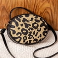 thumbnail image 4 of SUGARMOM Stylish Leopard Print Women‘s One Shoulder Crossbody Round Bag, 4 of 7
