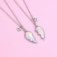thumbnail image 2 of Collar de mejor amiga para 2 niñas, collar magnético de amistad a juego, colgante de medio corazón, collares BFF para hermana, 2 of 5