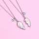 thumbnail image 2 of Collar de mejor amiga para 2 niñas, collar magnético de amistad a juego, colgante de medio corazón, collares BFF para hermana, 2 of 5