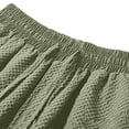 thumbnail image 6 of Mens Casual Sweat Shorts Drawstring Summer Beach Stretch Quilted Shorts Workout Running Big and Tall Size XS-3XL Army Green, 6 of 8