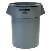 Rubbermaid Commercial 55 gal Brute Container Without Lid Trash Can, Gray
