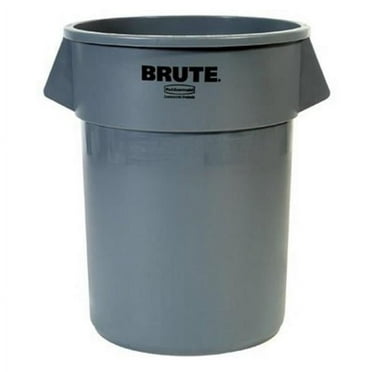 Rubbermaid Commercial  55 gal Brute Container Without Lid Trash Can, Gray