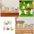 thumbnail image 4 of 10 Pcs Figurines Miniatures de Lapin en Résine pour Décorations de Terrarium Diy Figurines Miniatures de Lapin Figurines Miniatures de Lapin Décoration de Jardin Mignonne, 4 of 5