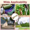 thumbnail image 6 of Uxcell 550lb Paracord Rope 200ft, 4mm Tent Rope, 7-Strand Core Heavy Duty Cord for Outdoor Use Khaki, 6 of 6
