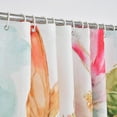 thumbnail image 4 of Fairy Garden Shower Curtain,Colorful Flower Floral Butterful Shower Curtain Set for Bathroom,Watercolor Rural Plant Spring Fabric Bath Curtain with Hooks, 72x84in, 4 of 5