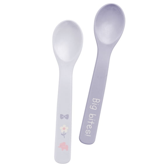 Stephen Joseph Baby Silicone Spoon Set, First Stage Feeding Spoons for Infants, Spoon Set Encourages Self-Feeding, Toddler Feeding Spoons, Elephant