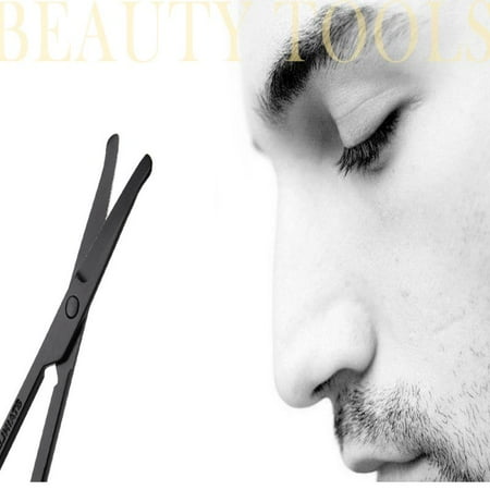 2 Pcs Nose Scissors Rounded Scissors For Nose Eyebrow Ear Hair