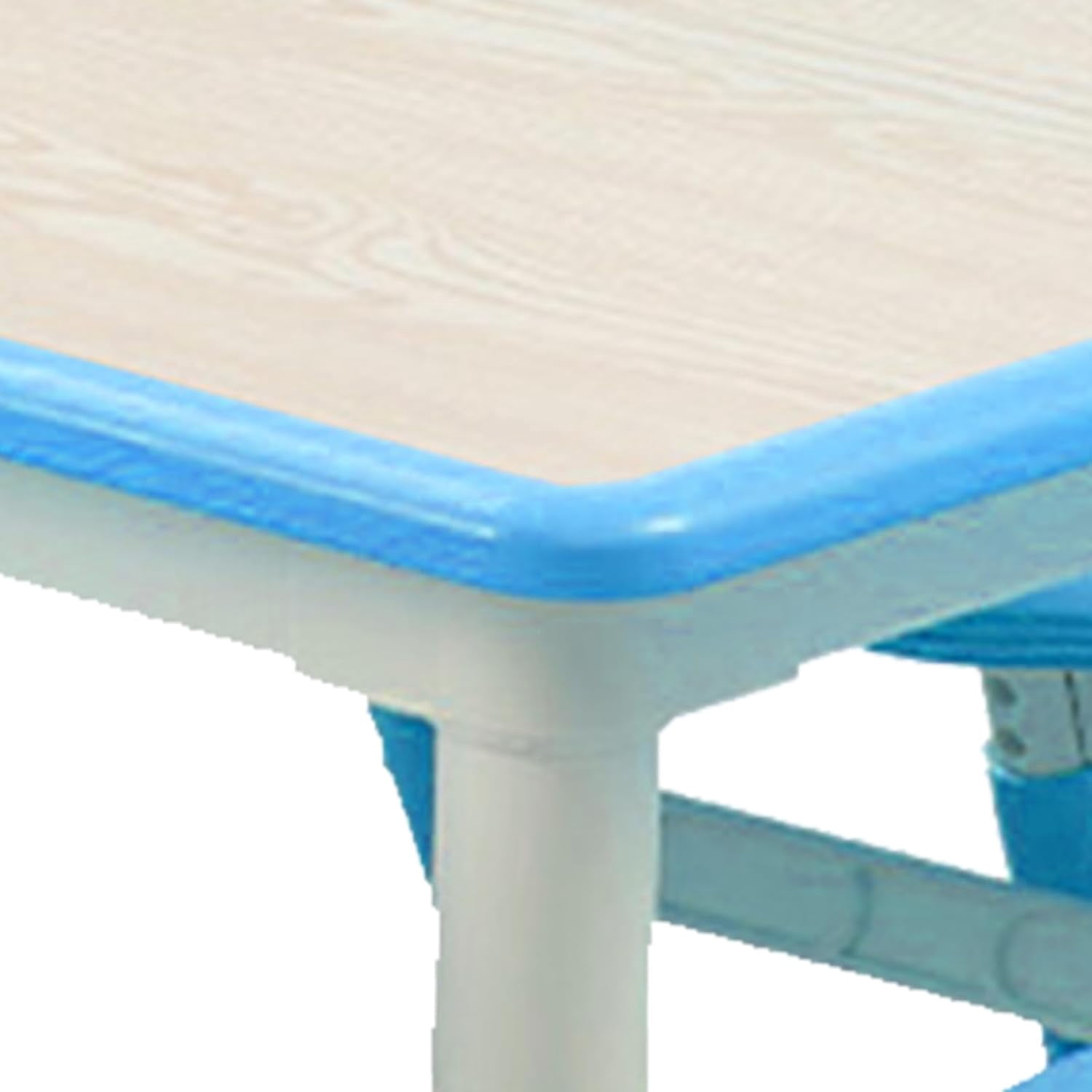 Height Adjustable Kids Table and 6 Chair Set - Multifunctional Desk with Ergonomically Designed Chairs, Supports Up to 300 lbs, Ideal for Ages 2-10 in Classrooms, Daycares, and Home Use