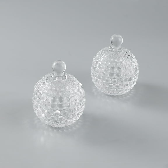 HAWOK Glass Candy Jar with Lid Storage Jar Cookie Jar