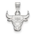 thumbnail image 1 of Sterling Silver NBA LogoArt Chicago Bulls Small Pendant, 1 of 1