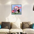 thumbnail image 3 of Cuadros Decorativos 5D DIY diamante pintura gato Cruz puntada bordado pedrería mosaico Kits hogar pared decoración Tmvgtek embutido en tela, 3 of 4