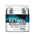 thumbnail image 2 of Clearance, 1.7FLOZ Face Moisturizer Retinol Lotion - Day & Night Moisturizing Lotion- Neck & Neckline Lotion With Collagen & Hyaluronic - Skin Care Facial Moisturizer, 2 of 4