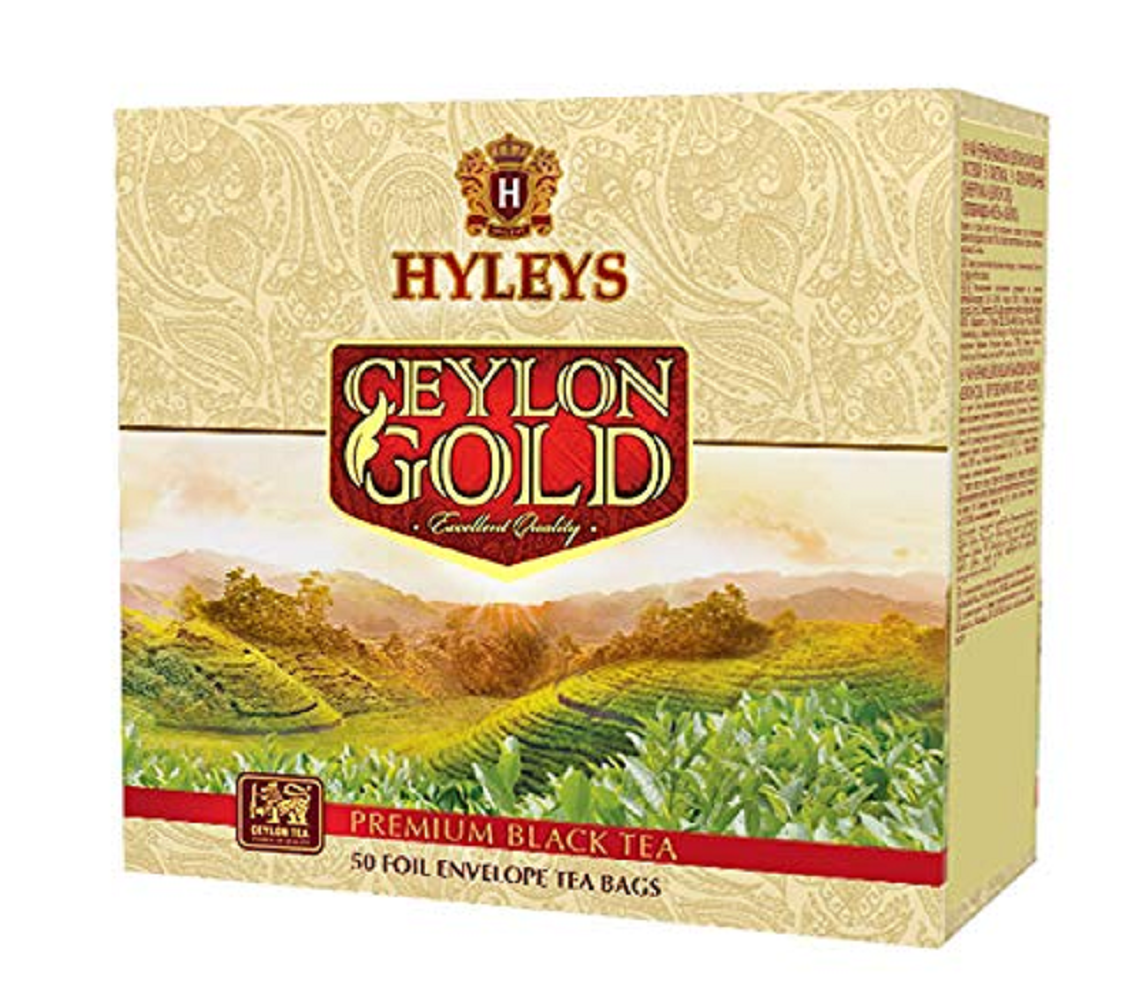 Hyleys Ceylon Gold Premium Black Tea, 50 teabags