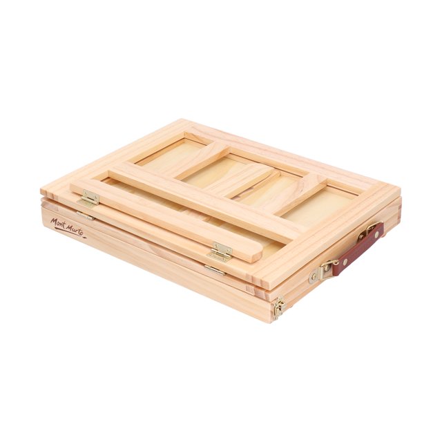 Caballete de mesa, caballete de mesa tipo plegable boceto caballete de pino soporte de pintura al óleo diseño exquisito