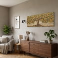 thumbnail image 2 of Canvas Wall Art for Living Room - Large Yellow Tree of Life Canvas Prints, Modern Abstract Nature Painting for Kitchen Bedroom Office Wall Decor, 2 of 7