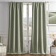 thumbnail image 1 of Cortinas Joydeco de terciopelo verde salvia con aislamiento térmico, 243 x 132 cm, 1 of 7
