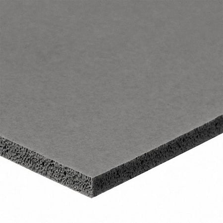

3/8 Thick 36 x 36 Gray Adaptable Extreme-Temperature Medium Silicone Foam Textured Sheets with Adhesive Back