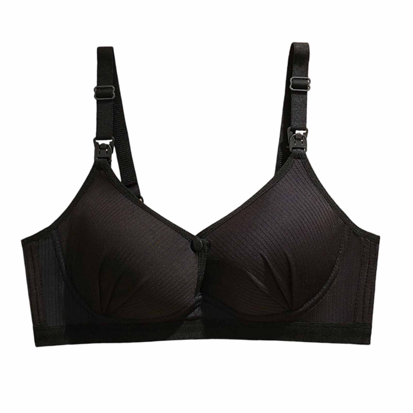 Chiccall Women Nursing Maternity Bra Ribbed Textured Clip Cups Adjustable Multi Position Shoulder Straps Unwired Gentle Support for Postpartum Breastfeeding Daily Household Care