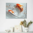 thumbnail image 6 of Logiee Koi Fish Water Print Canvas Wall Art,Canvas Picture Prints with Frame, Wall Art Decorative,Canvas Decorative,Suitable for Living Room Bedroom Office Room 30x40, 6 of 6