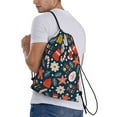 thumbnail image 3 of Bingfone Holiday Christmas Cookies Drawstrings Backpacks Bags For Men Women Gym Drawstrings Bag, 3 of 9