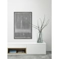 thumbnail image 4 of Modern Abstract Canvas Wall Art Print Framed - Grey Design Home Decor 24x36, 4 of 6