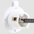 thumbnail image 6 of Journeyman-Pro 5279 15 Amp 120-125 Volt, NEMA 5-15 Flanged Outlet, White Commercial Grade, 2 Pole-3 Wire, Straight Blade Plug Charger Receptacle (10-PACK w/Front Cover Only), 6 of 6