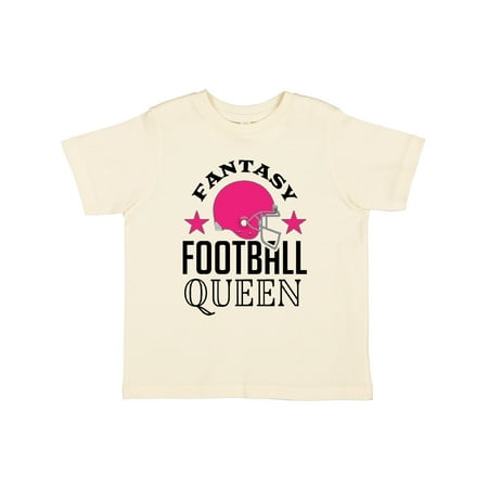 

Inktastic Fantasy Football Queen Sports Gift Gift Toddler Toddler Girl T-Shirt