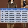 thumbnail image 3 of Women's Long Trench Coat Single Breasted Lapel Collar Wool Blend Jacket with Pockets Winter Casual Overcoat (XL, Coffee), 3 of 3