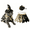 B002- Style B, variant on Cat Halloween Outfit, Halloween for Cats, Cat Halloween Costumes, Halloween Pet Outfit, Made of Lightweight Satin Trim and Felt Accents, Includes Star Embroidered Cat Cloak and