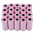 thumbnail image 1 of 20 rollos de bolsa para caca de perro, bolsas de basura para gatos, bolsas de recolección de residuos para mascotas, color rosa, 1 of 4
