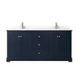 thumbnail image 2 of Wyndham Collection Wcv232372d-Qtz-Unsmxx Avery 72" Free Standing Double Basin Vanity Set -, 2 of 7