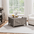thumbnail image 4 of Alden Design Storage Medium Density Fiberboard Coffee Table, Gray, 4 of 11