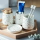 thumbnail image 1 of Juego de accesorios de baño de cerámica, botella dispensadora de loción, taza de enjuague bucal, taza de cepillo de , vaso, artículos de baño Corto Baoblaze Cosas de baño, 1 of 8