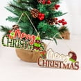 thumbnail image 6 of Viflosae Christmas Decorations Wooden Letter Hangings Merry Christmas Wooden Sign Hanging Christmas Tree Pendants Christmas Decorations Indoor, 6 of 8