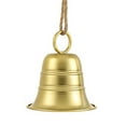 thumbnail image 2 of Dserfhy Rustic Metal Christmas Bell Large Red Green Golden Jingle Bell Christmas Tree Hanging Decor Vintage Handmade Wind Chime for Tree Wreath Door Decor, 2 of 8