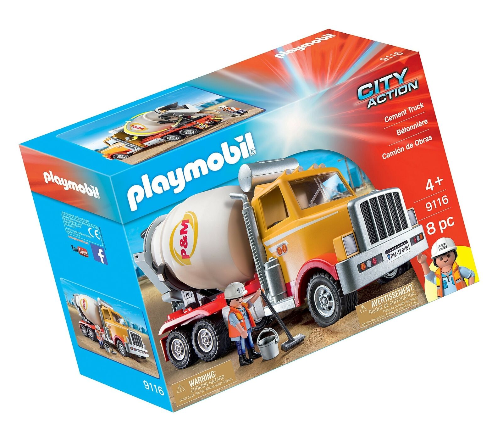 playmobil cement truck