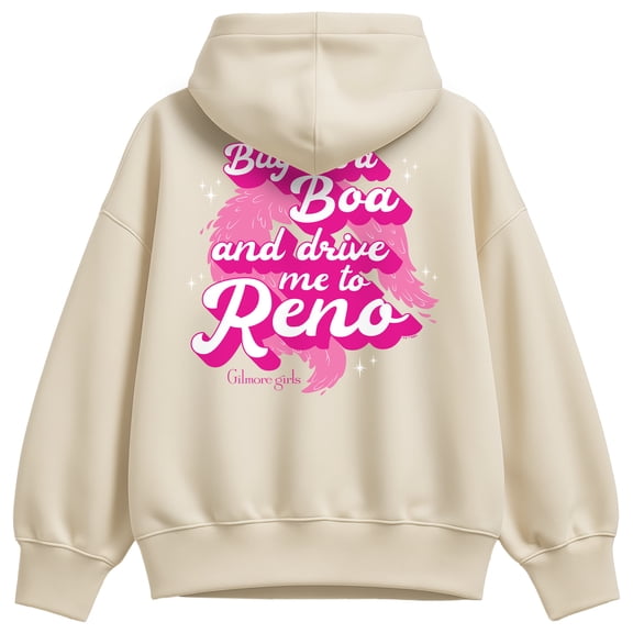 Gilmore Girls - Drive Me To Reno Oversized Fleece Hoodie Sweatshirt