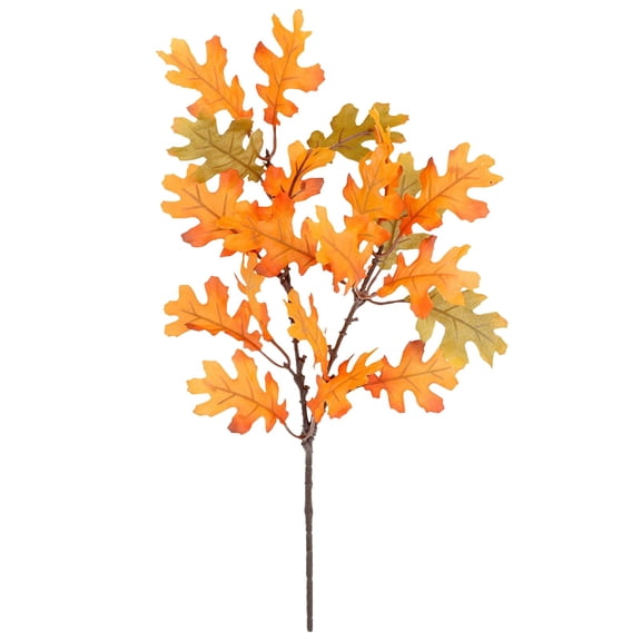 pdqouc Artificial Maple Leaves Branches 21.6in Fall Leaves Stems Plants Outdoor Greenery for Home Kitchen Farmhouse Thanksgiving Table Centerpiece Fireplace Halloween 7.87 x 15 Inch