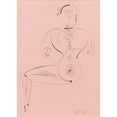thumbnail image 3 of Oskar Schlemmer 11x14 Black Modern Framed Museum Art Print Titled - Figure H 2 (Figur H 2) (1921), 3 of 5