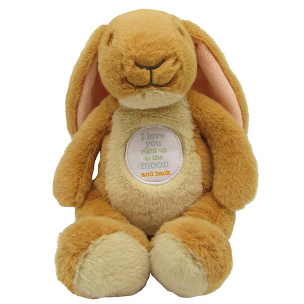 Guess How Much I Love You Nutbrown Hare Bean Bag Plush, 9", Embroidered